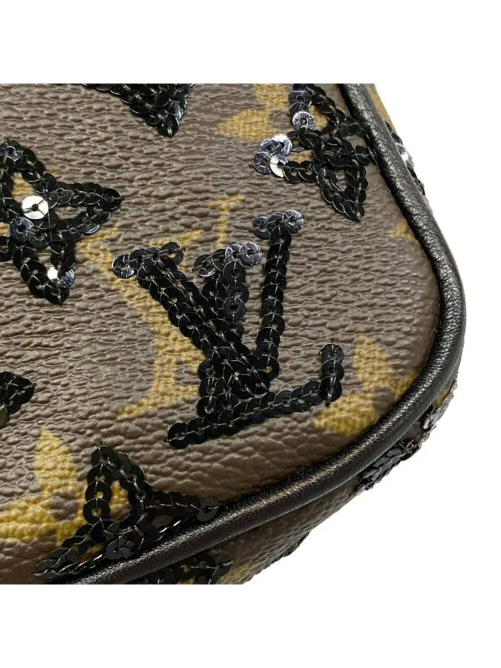 Louis Vuitton Handbag Monogram Eclipse Pochette Noir
